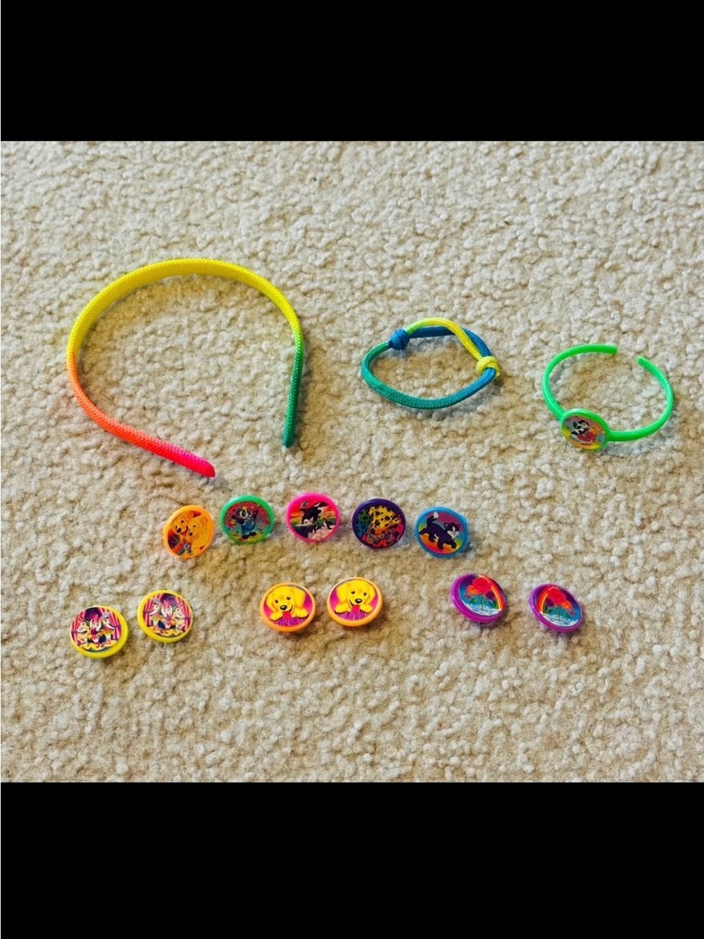 Lisa Frank Vintage pretend play jewelry